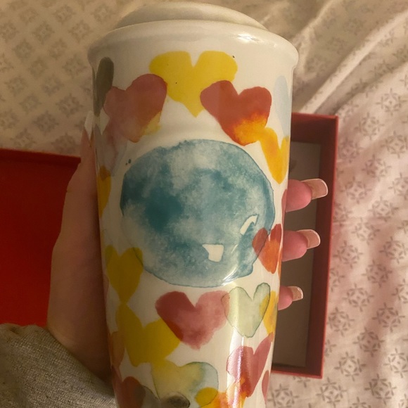 SOLD- Starbucks ceramic travel mug - Picture 2 of 7